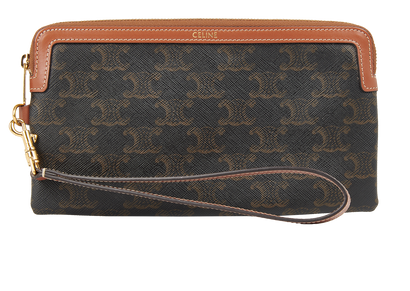 Celine Triomphe Wristlet, front view